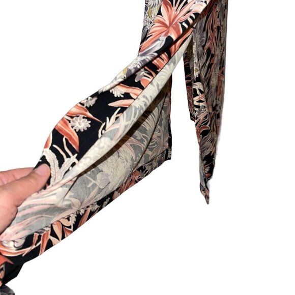 Reyn Spooner Vintage Womens Maxi Dress Size Medium Floral Black Gray Pink - Picture 6 of 8